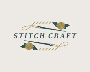 Stitch - Needle Thread Stitch logo design
