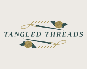 Needle Thread Stitch logo design