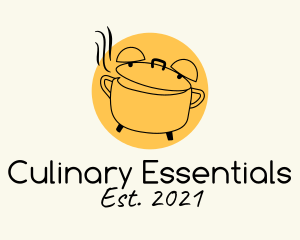 Kitchen Pot Alarm logo design