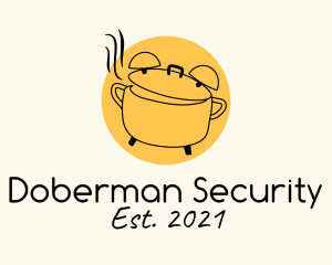 Kitchen Pot Alarm logo design