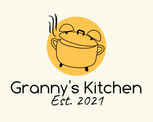 Kitchen Pot Alarm logo design