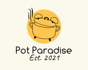 Pot - Kitchen Pot Alarm logo design