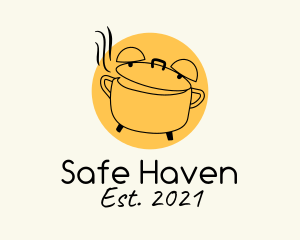 Kitchen Pot Alarm logo design