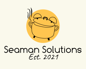 Kitchen Pot Alarm logo design