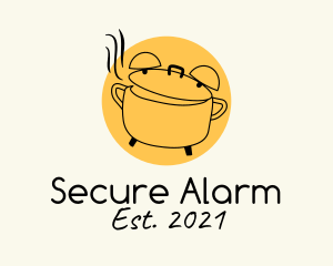 Alarm - Kitchen Pot Alarm logo design