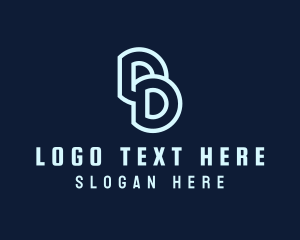 Letter Bh - Generic Business Agency Letter DD logo design