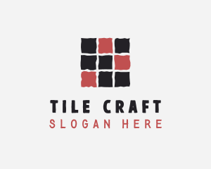 Tile Floor Paving logo design