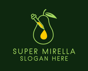 Vegan - Avocado Oil Extract logo design