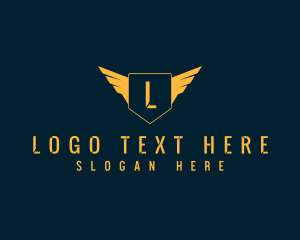 Automotive - Wing Shield Forwarding Logistics logo design
