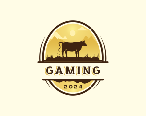 Barn - Cow Ranch Farm logo design