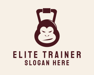 Angry Ape Kettlebell  logo design