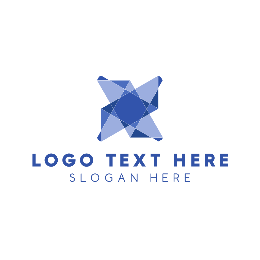 Abstract Crystal Star Letter X Logo | BrandCrowd Logo Maker