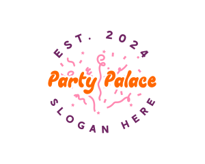 Kiddie Birthday Party logo design