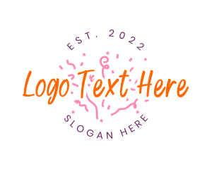 Laugh - Kiddie Birthday Wordmark logo design
