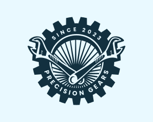 Mechanical - Wrench Cog Mechanic logo design