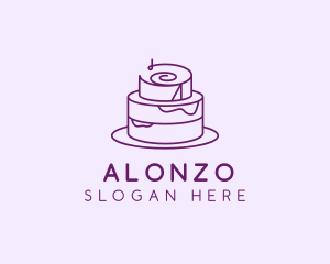 Cake Pastry Dessert logo design