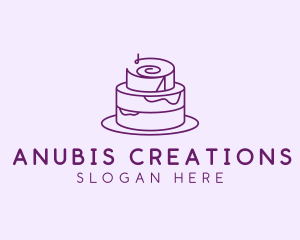 Cake Pastry Dessert logo design