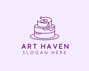 Cake Pastry Dessert logo design