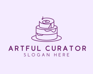 Cake Pastry Dessert logo design