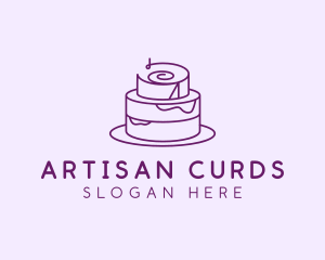 Cake Pastry Dessert logo design