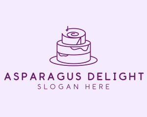 Cake Pastry Dessert logo design