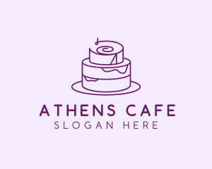 Cake Pastry Dessert logo design