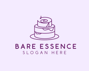 Cake Pastry Dessert logo design