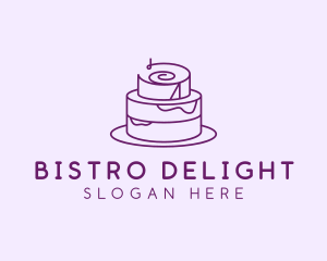 Cake Pastry Dessert logo design