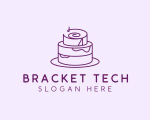 Cake Pastry Dessert logo design