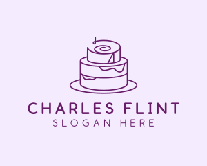 Cake Pastry Dessert logo design