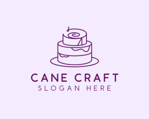 Cake Pastry Dessert logo design