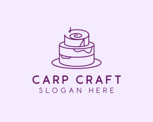 Cake Pastry Dessert logo design