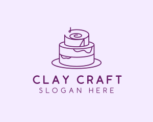 Cake Pastry Dessert logo design