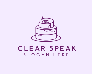 Cake Pastry Dessert logo design