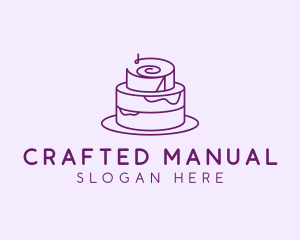 Cake Pastry Dessert logo design