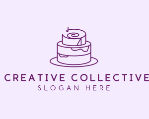 Cake Pastry Dessert logo design