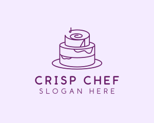 Cake Pastry Dessert logo design