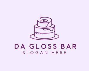 Cake Pastry Dessert logo design