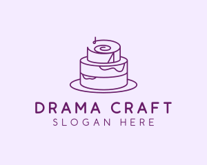 Cake Pastry Dessert logo design