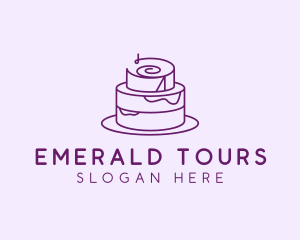 Cake Pastry Dessert logo design