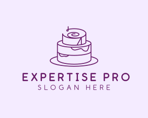 Cake Pastry Dessert logo design