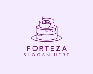 Cake Pastry Dessert logo design