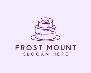 Cake Pastry Dessert logo design