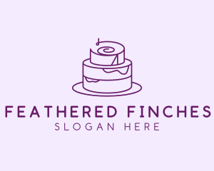 Cake Pastry Dessert logo design