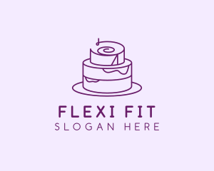 Cake Pastry Dessert logo design