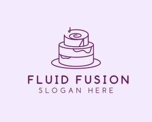 Cake Pastry Dessert logo design