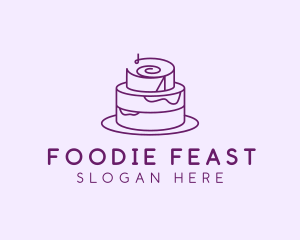 Cake Pastry Dessert logo design