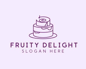 Cake Pastry Dessert logo design