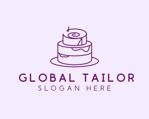 Cake Pastry Dessert logo design