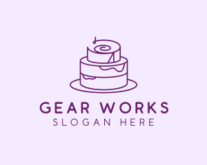 Cake Pastry Dessert logo design